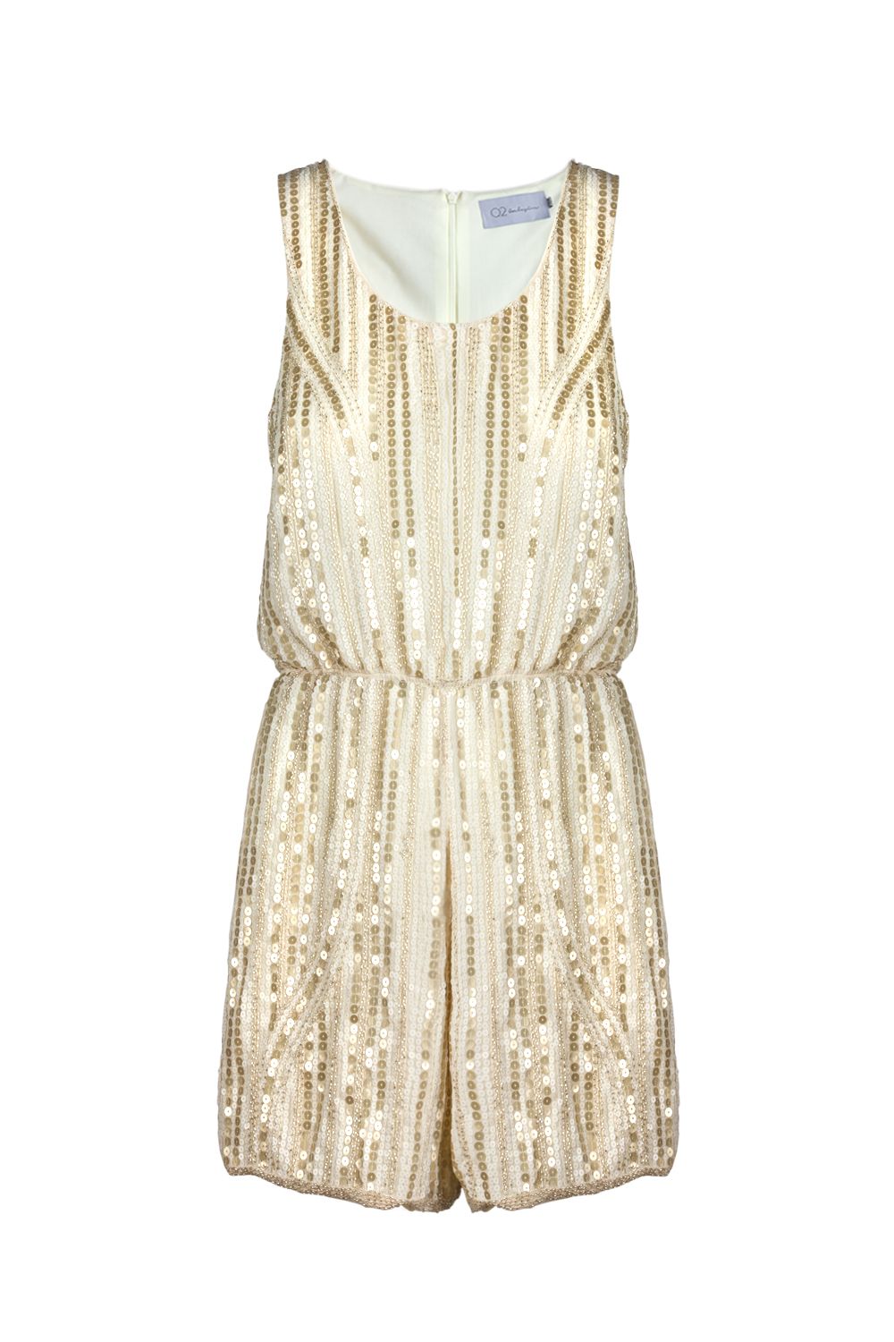 Beige paillettes pagliaccetto