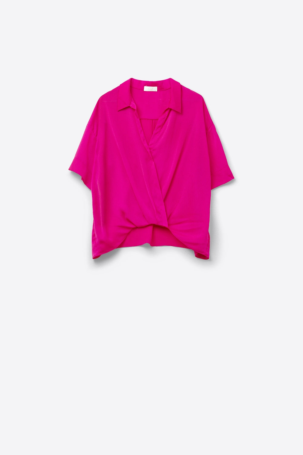 Camicia a portafoglio in fucsia