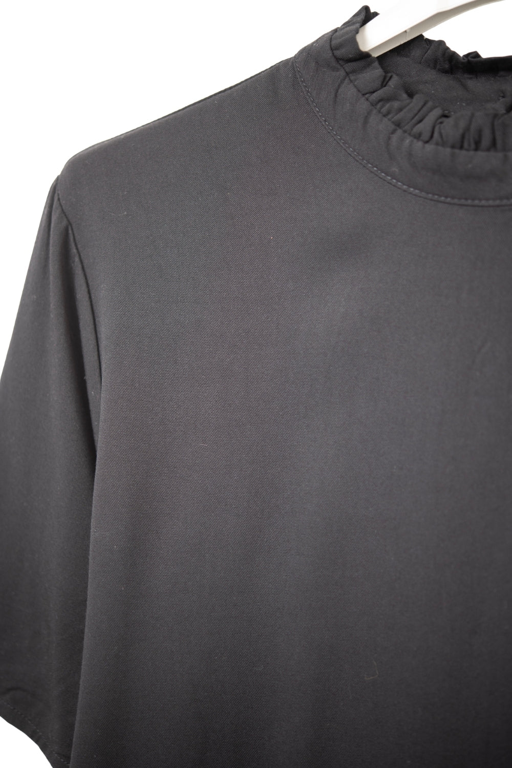 Camicia elegante nera a maniche corte