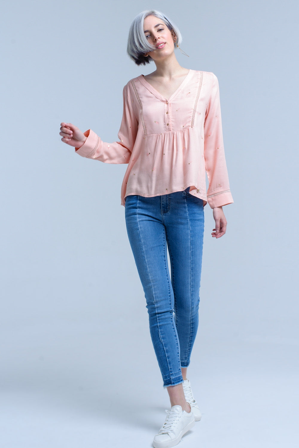 Jeans bicolore denim
