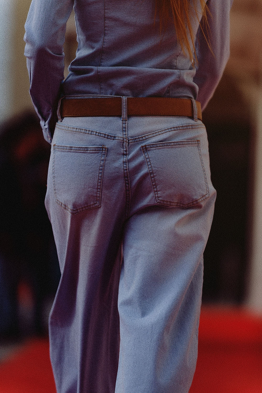 Jeans Boyfriend Stretchy Barrel in lavaggio chiaro
