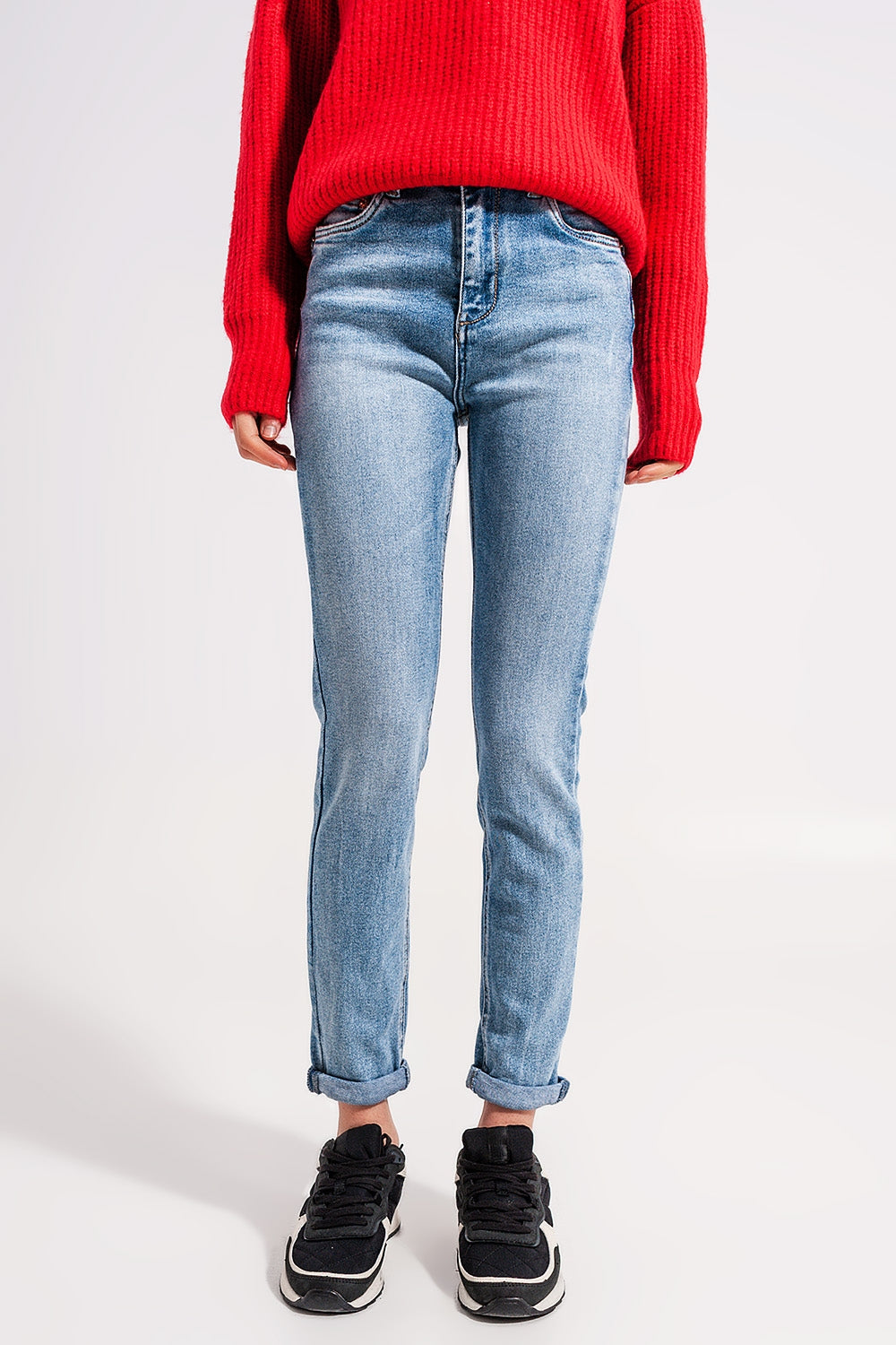 Jeans candeggiati push up