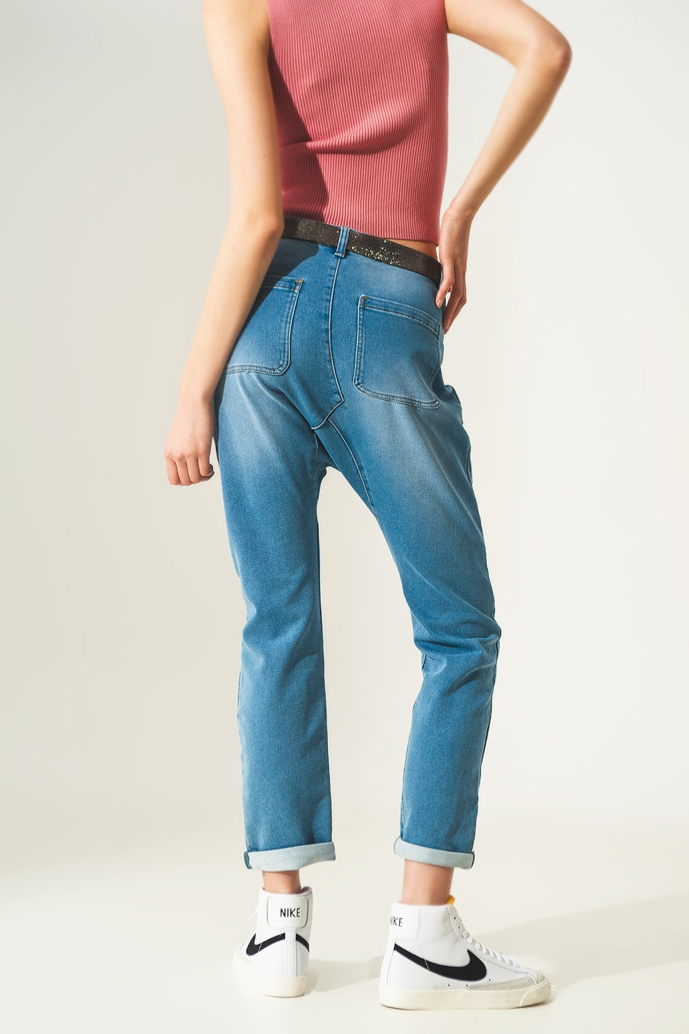 Jeans extra larghi anni 90 lavaggio vintage