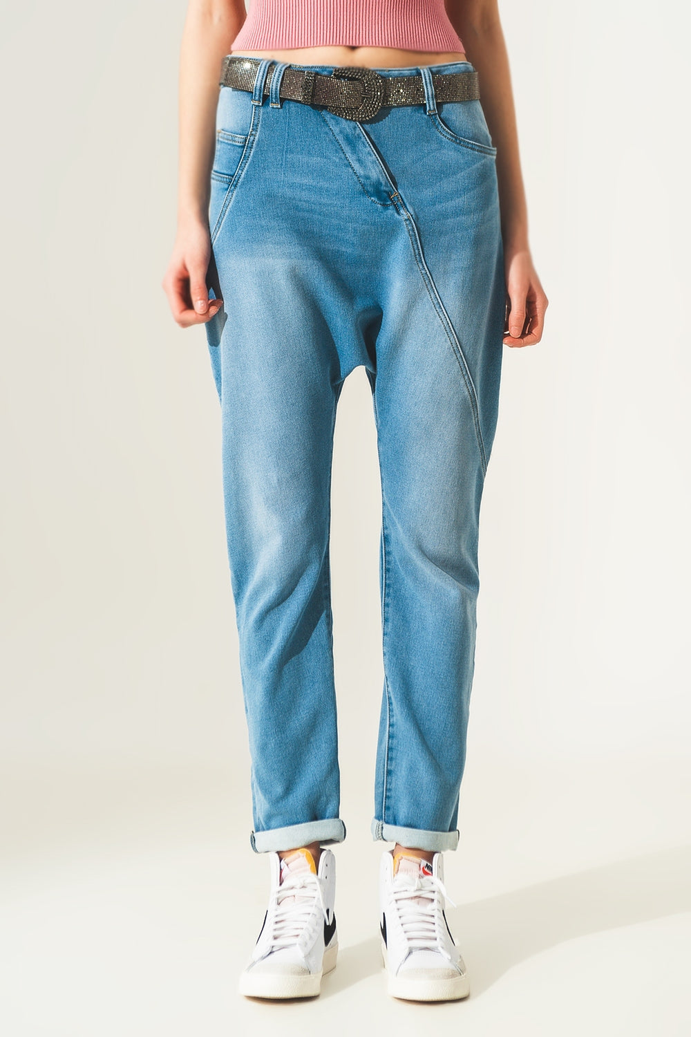 Jeans extra larghi anni 90 lavaggio vintage