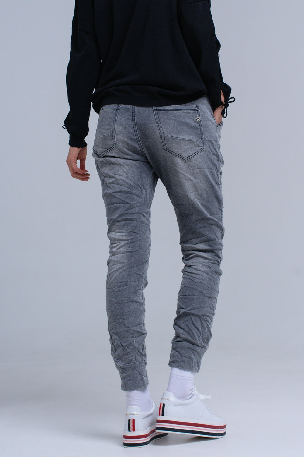 Jeans jogger grigi