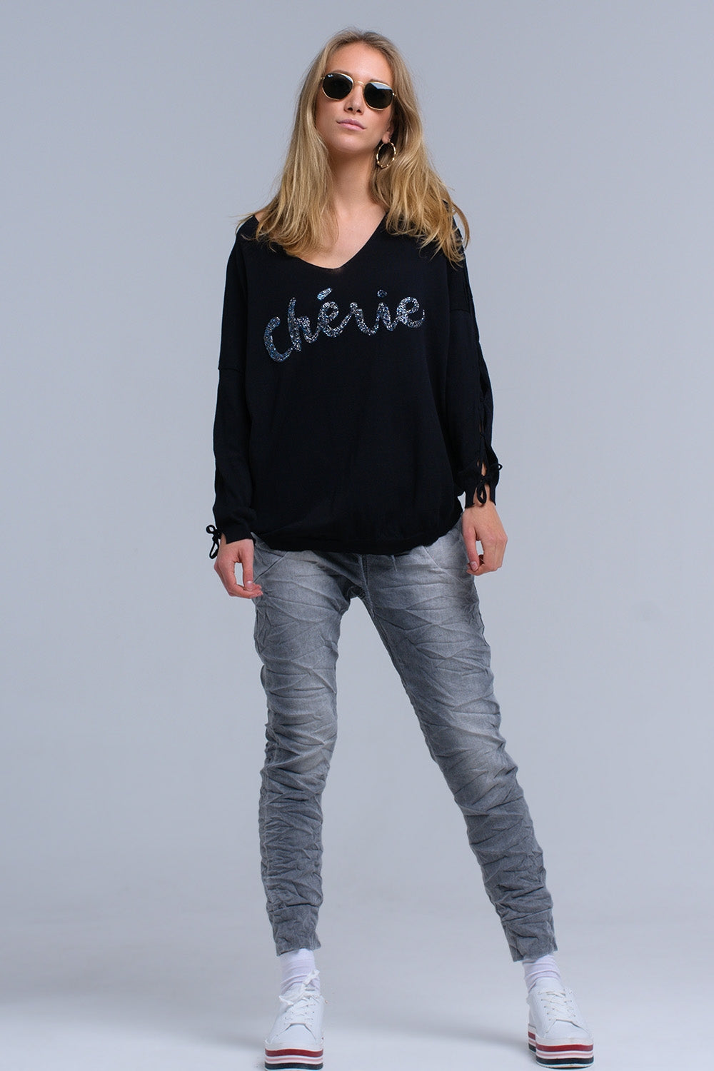 Jeans jogger grigi