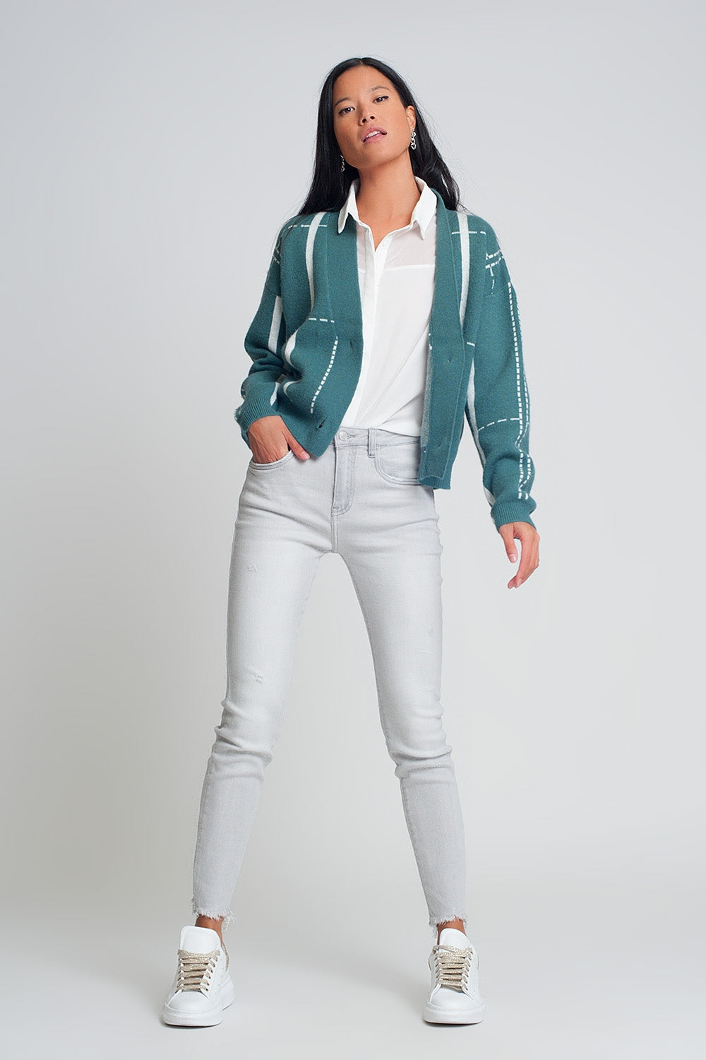 Jeans skinny grigi