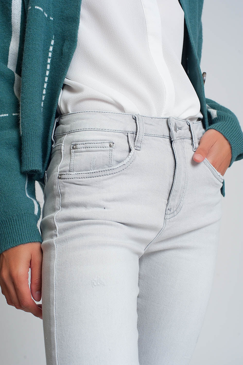 Jeans skinny grigi