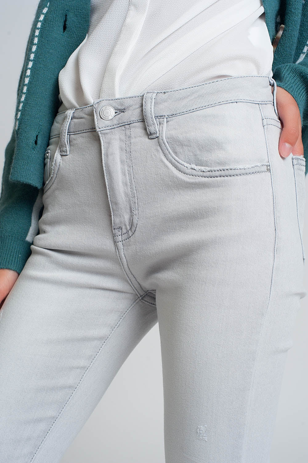 Jeans skinny grigi