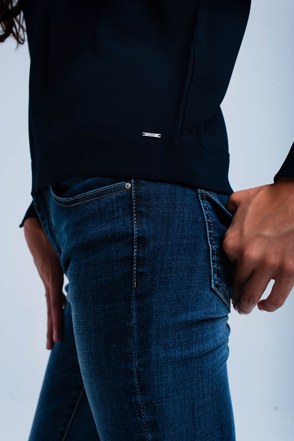 Maglia a nodo navy