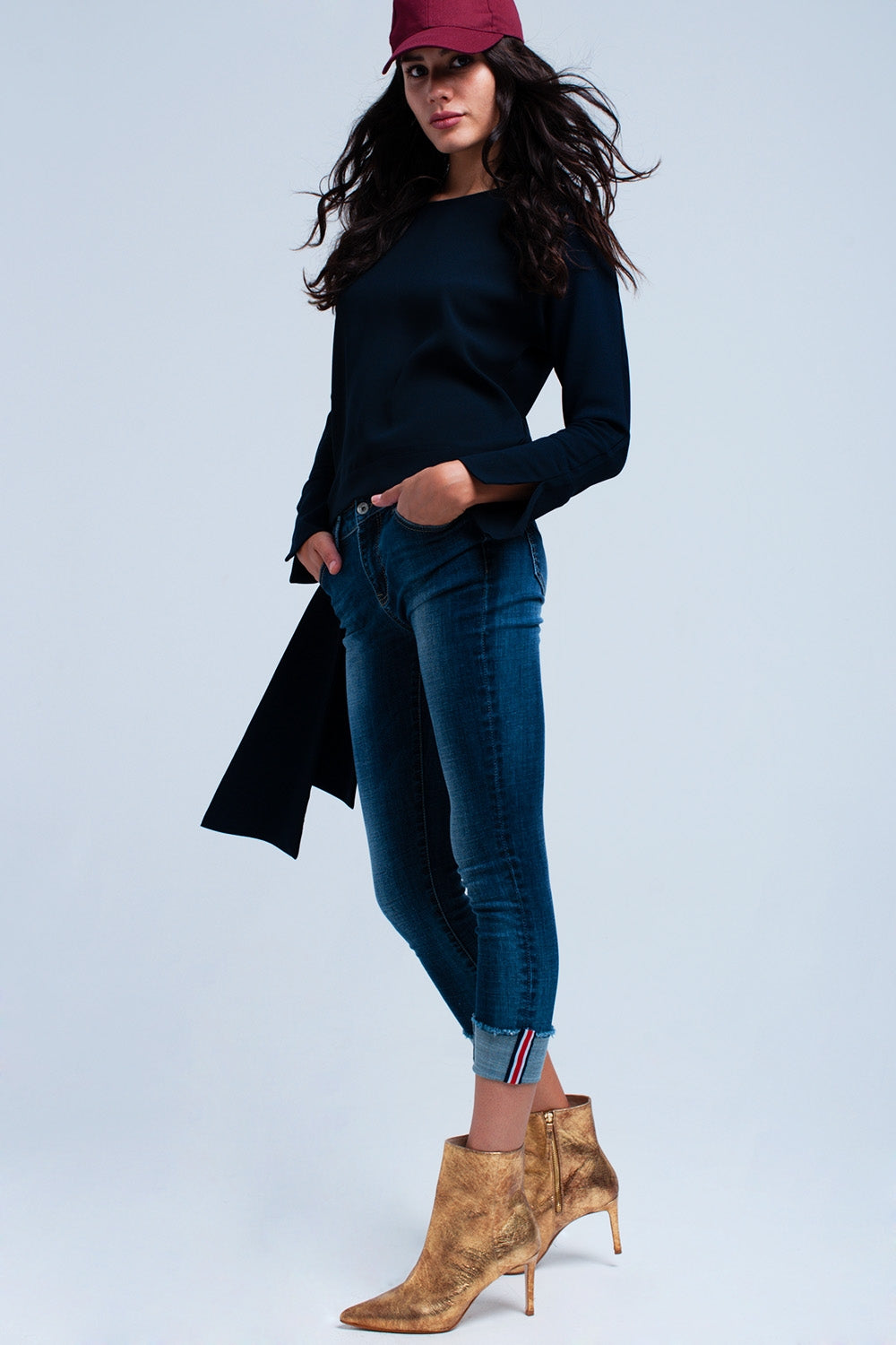 Maglia a nodo navy