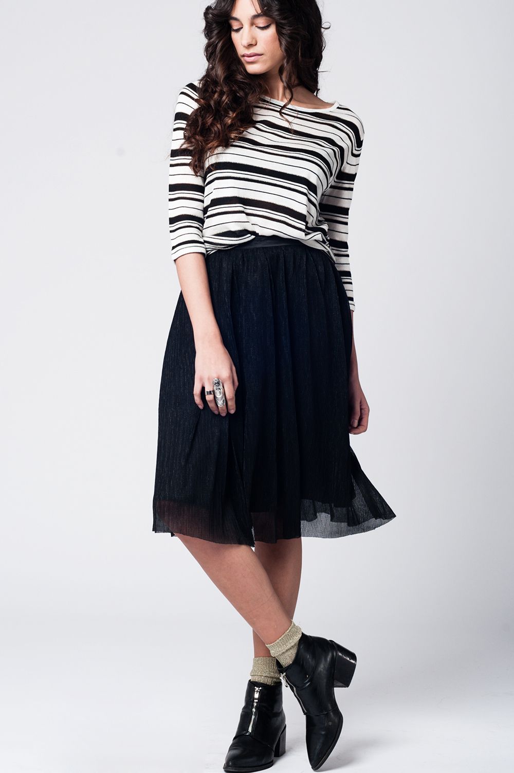 Maglia a righe nere