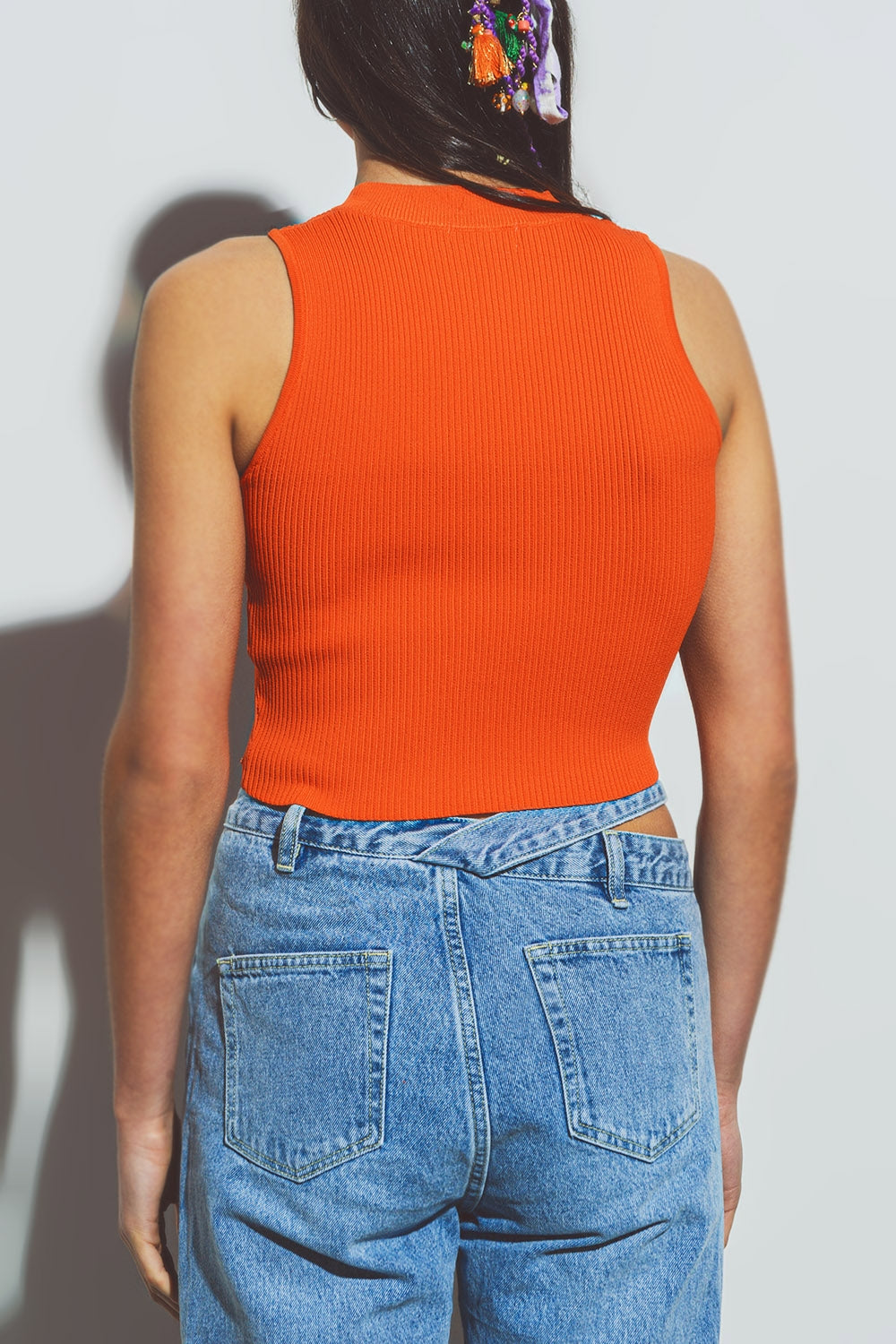 Maglia corta in Arancione