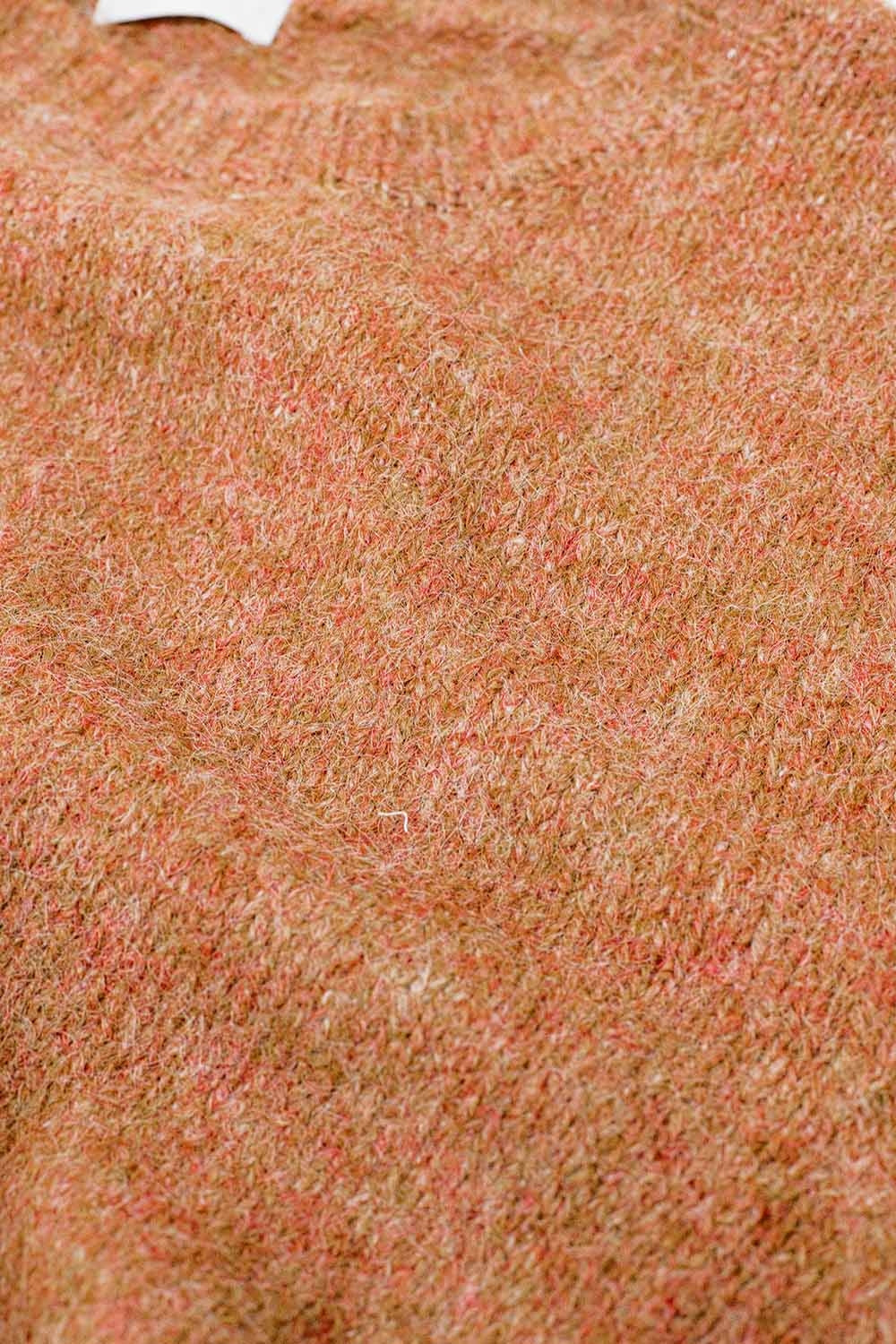 maglione a maglia morbida standard in cammello