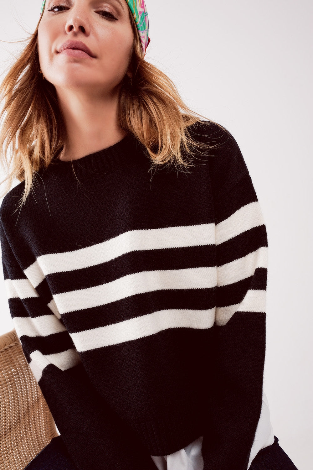 Maglione camicia 2 in 1 nero con strato inferiore