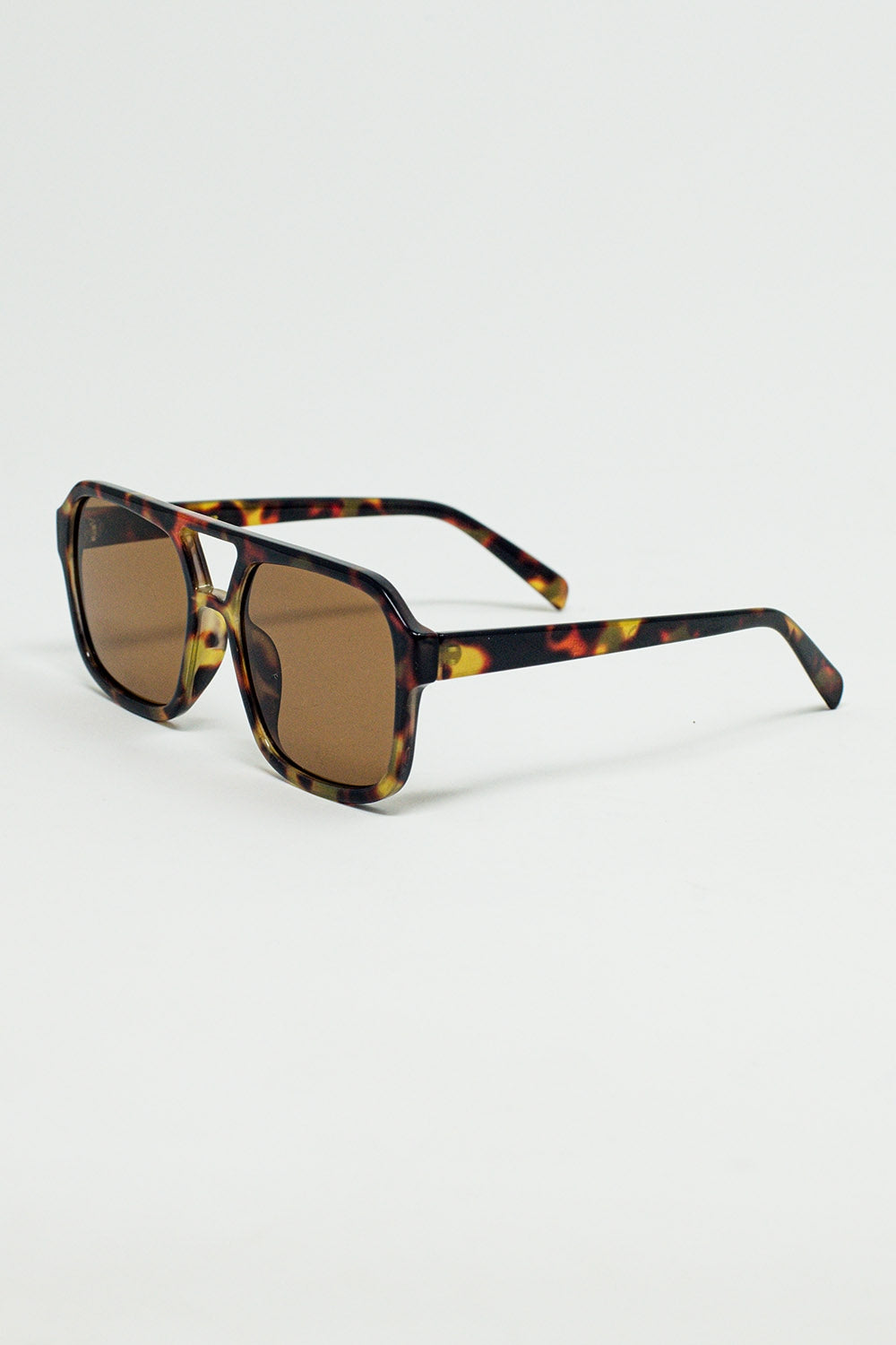 Occhiali da sole Aviator 70´s con guscio tartarugato