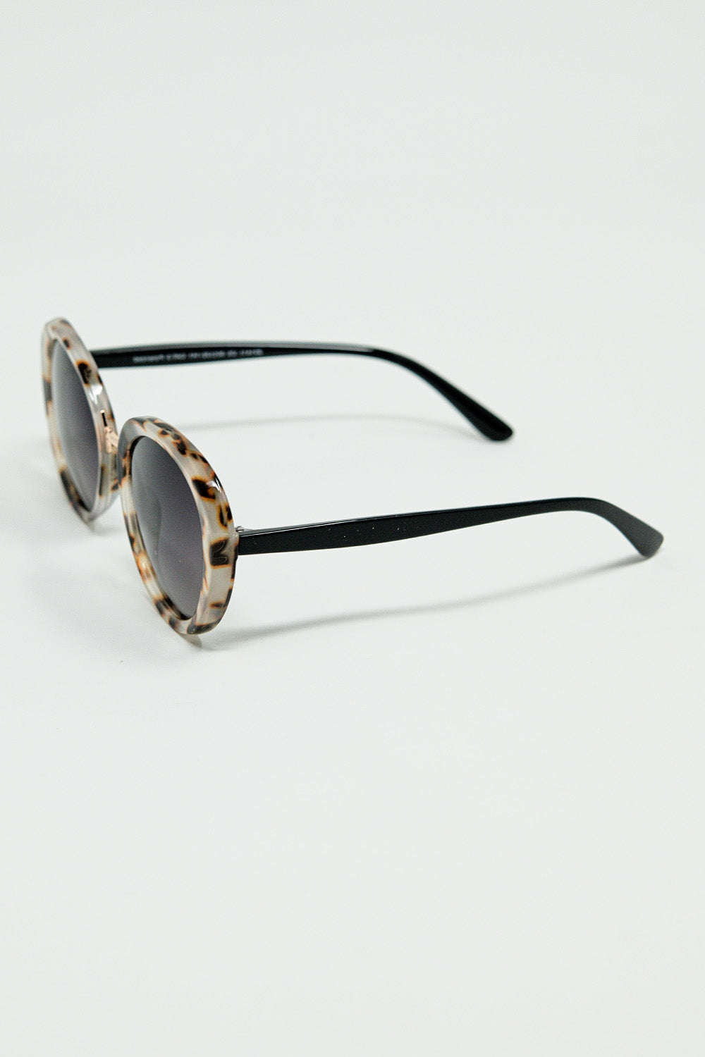 Occhiali da sole ovali beige Sunset Spot
