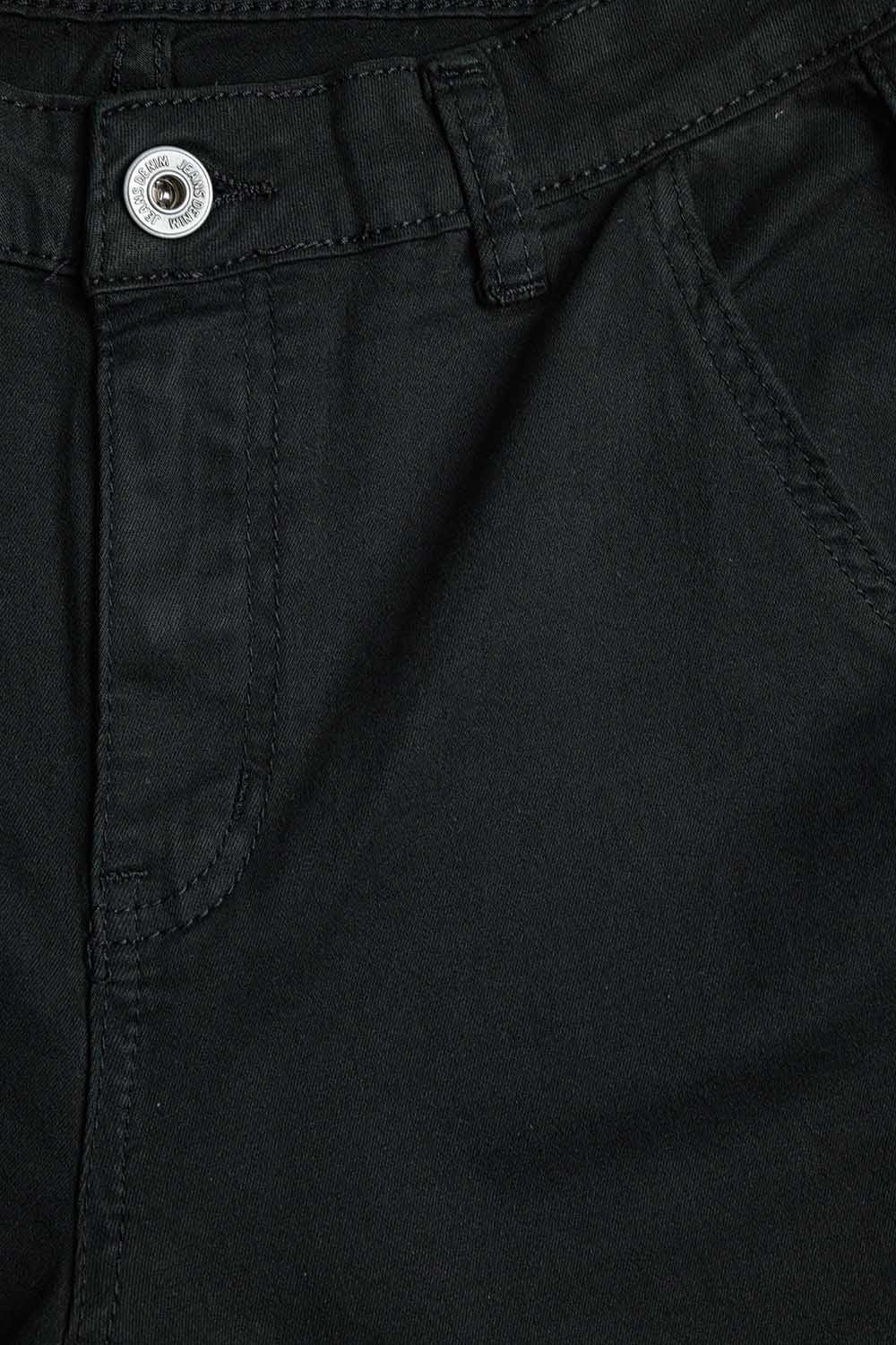 Pantaloni a Zampa Neri Elasticizzati e Comodi