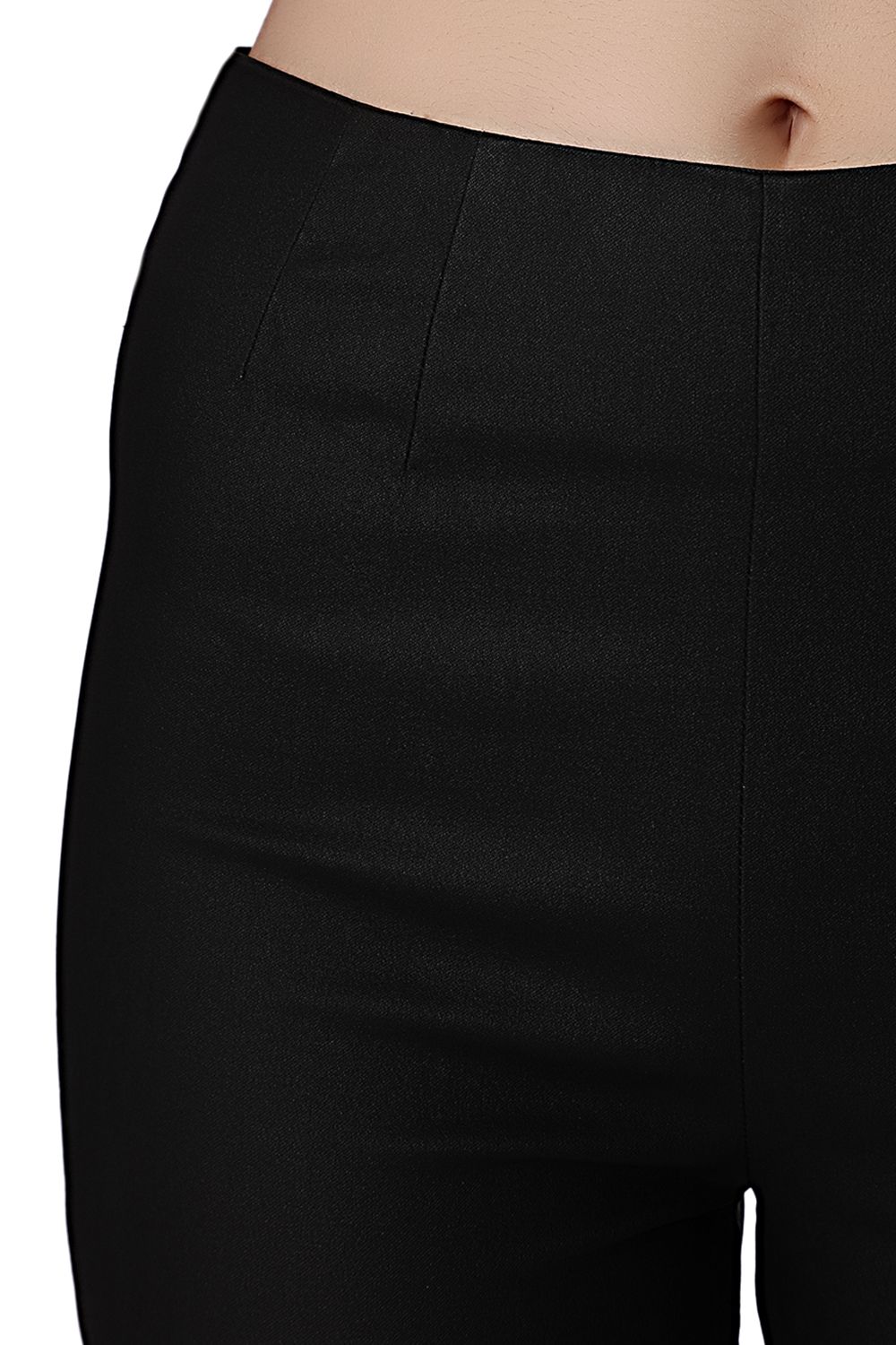 Pantaloni nero skinny a vita alta di alta qualità