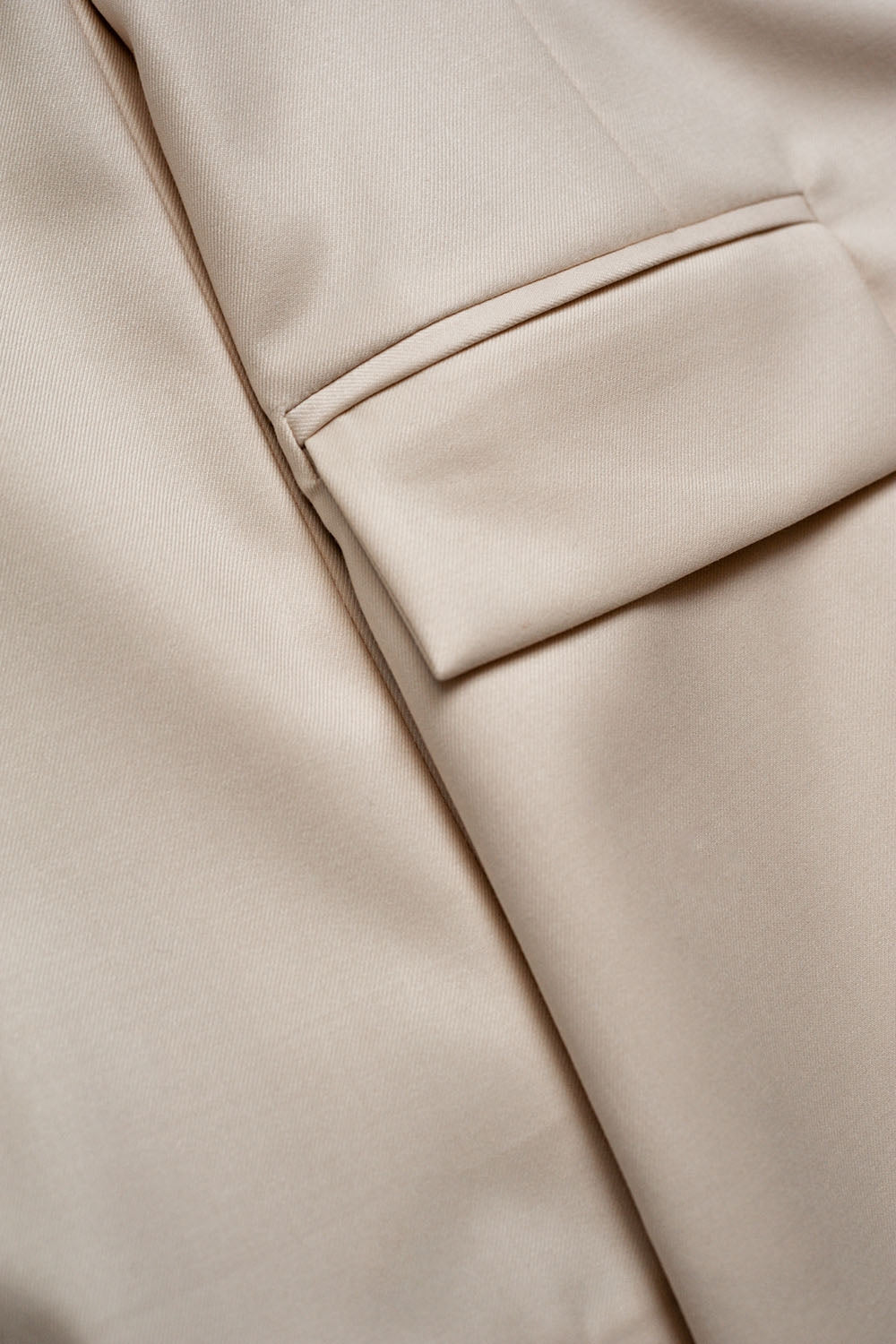 Blazer oversize da nonno in crema