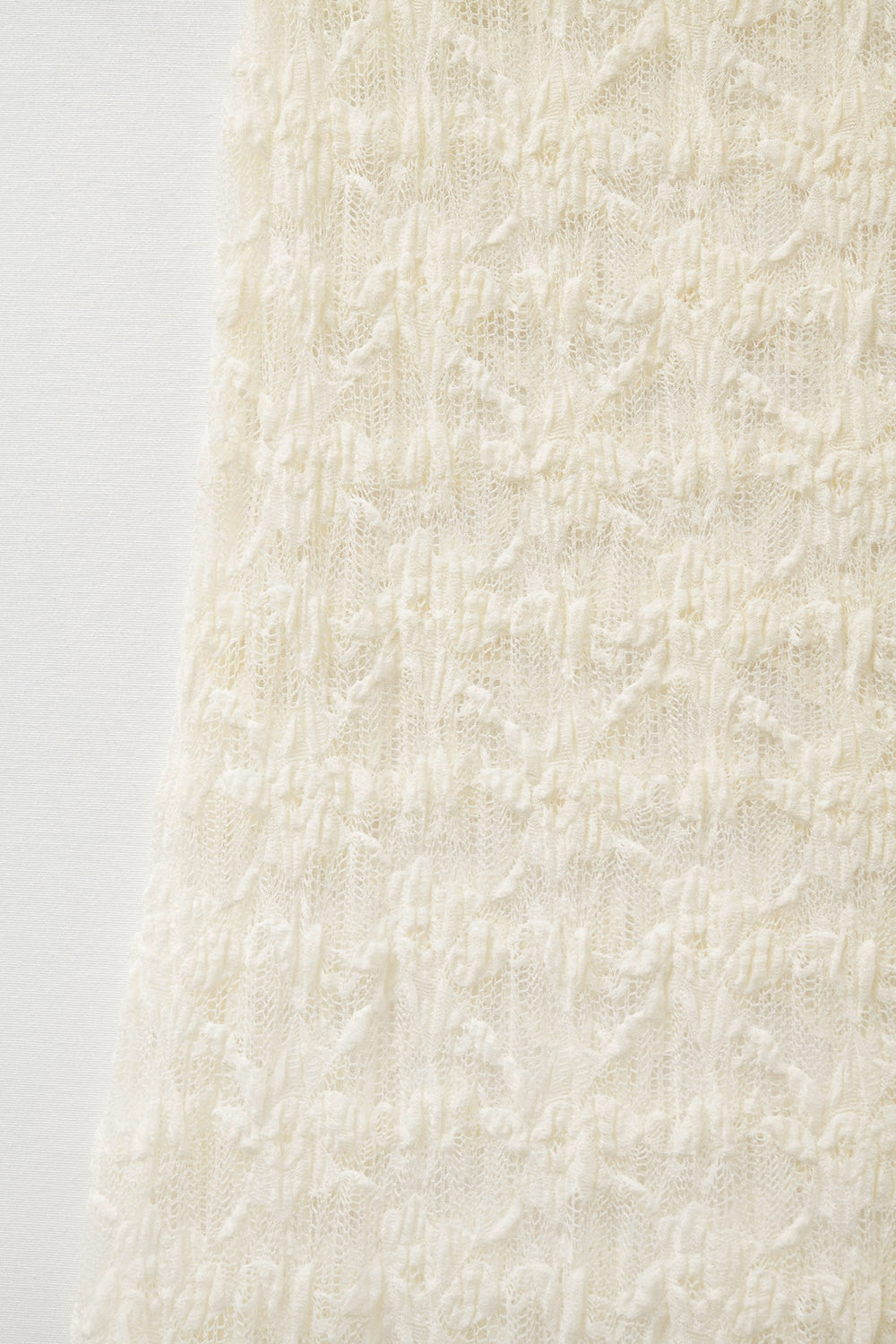 Gonna lunga trasparente bianca in stile bohémien