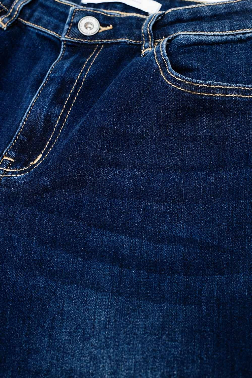Jeans a gamba larga anni '90 con lavaggio scuro