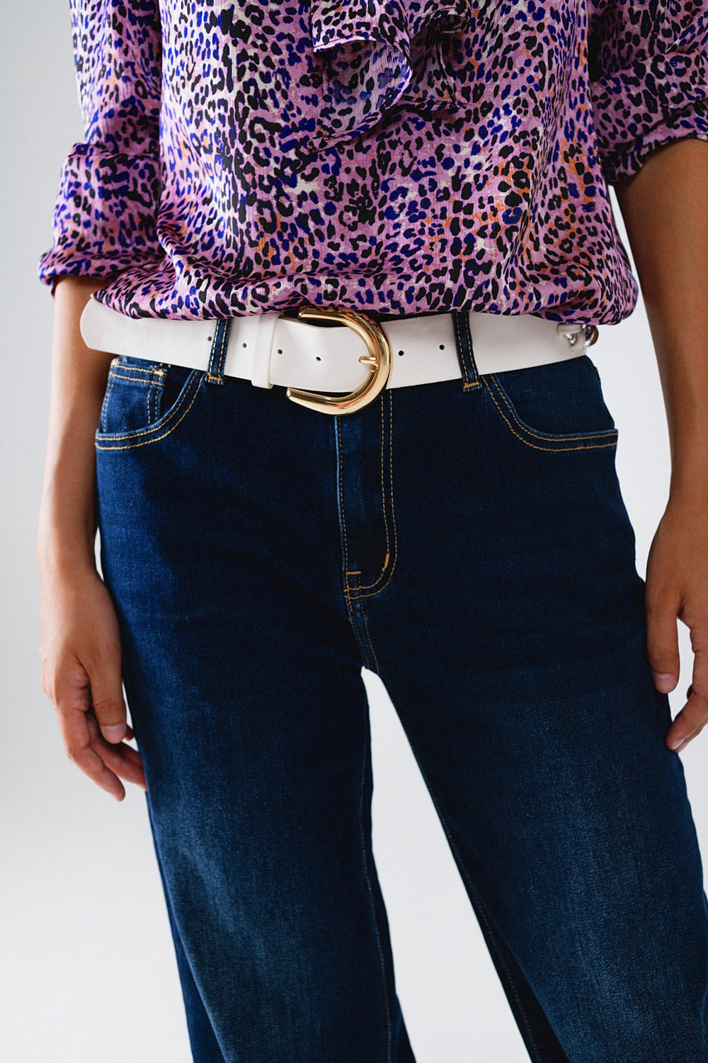 Jeans a gamba larga anni '90 con lavaggio scuro