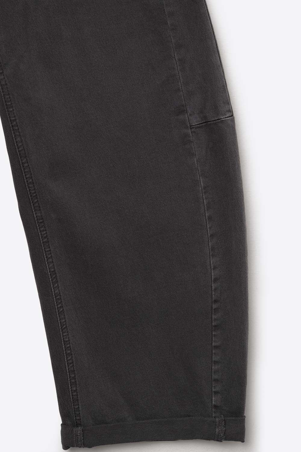 Jeans a palloncino Barrel grigio di tendenza con tasche