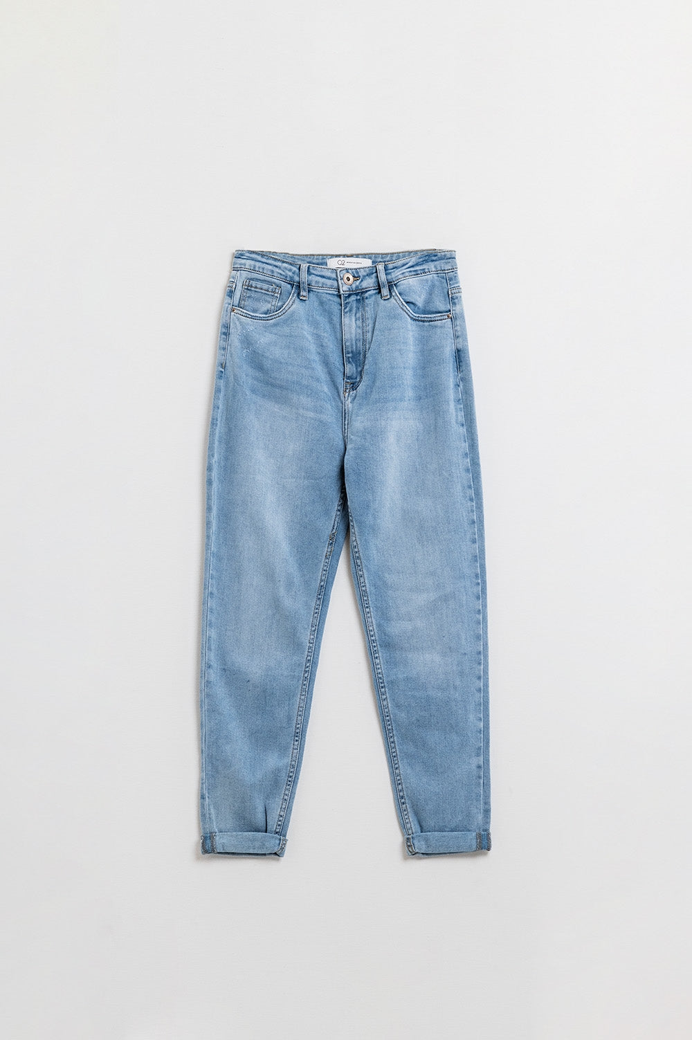 Q2 Jeans blu mom