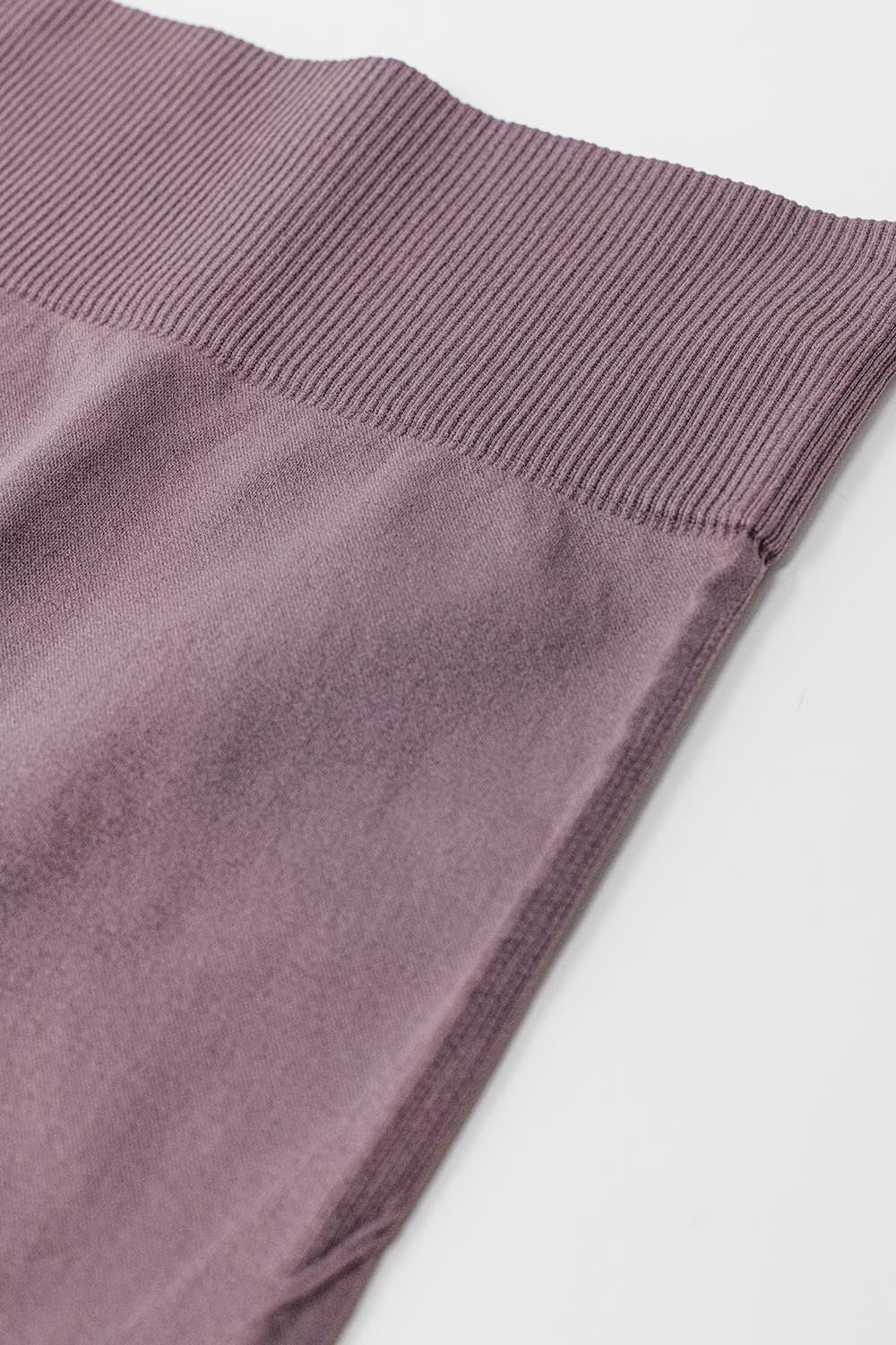 Leggings senza cuciture color malva