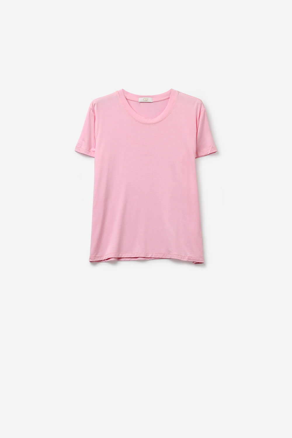 Maglietta leggera in morbida viscosa rosa baby