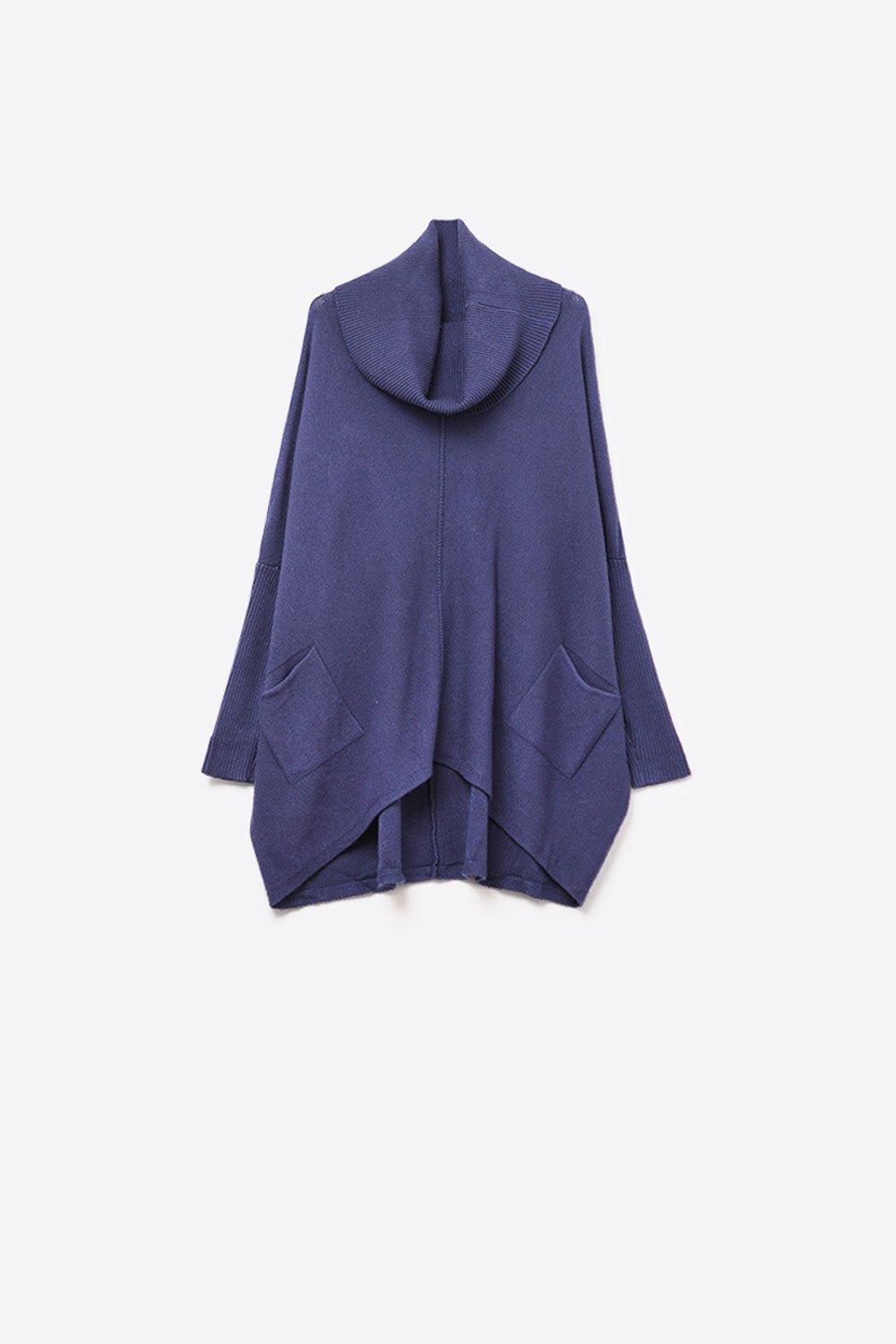 Q2 Maglione oversize con tasche frontali