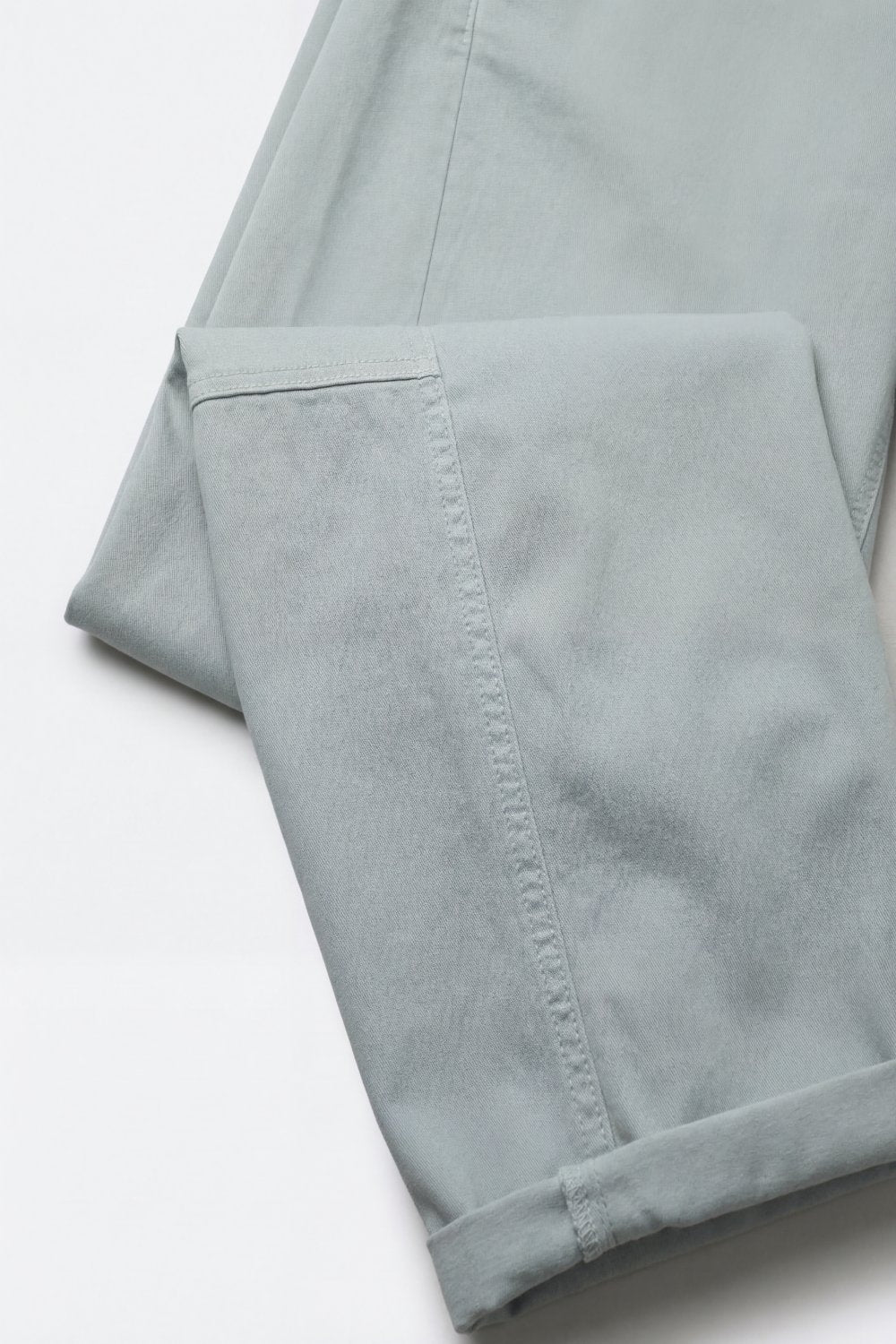 Pantaloni Azzurri Larghi in Cotone Leggero Stile Barrel