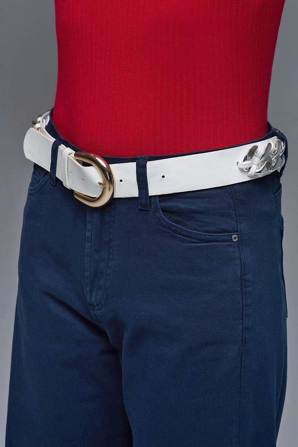 Pantaloni extra larghi a zampa di gallina