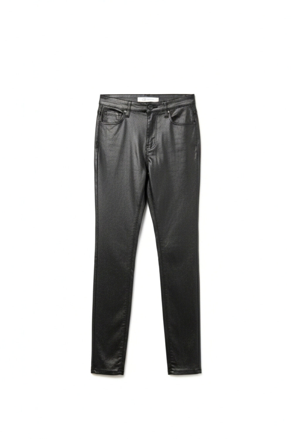 Q2 Pantaloni skinny in ecopelle neri