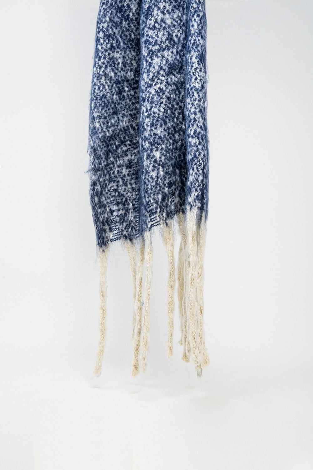 Q2 Sciarpa voluminosa con righe blu